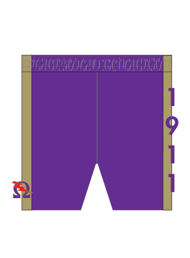 ΩΨΦ Basketball Shorts - Image 3