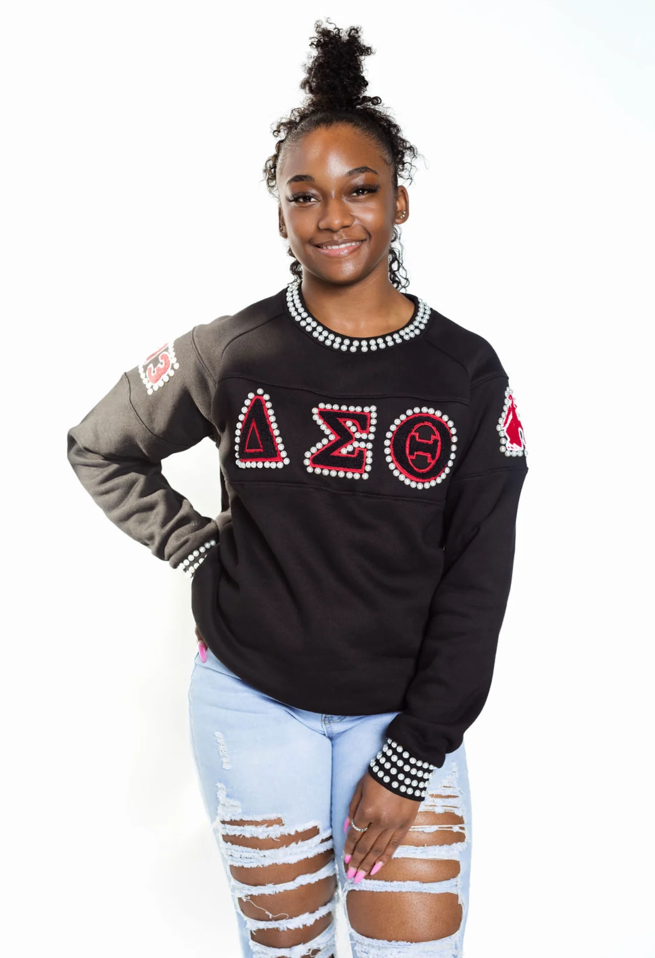 ΔΣΘ Blackout PEARLfection Crewneck