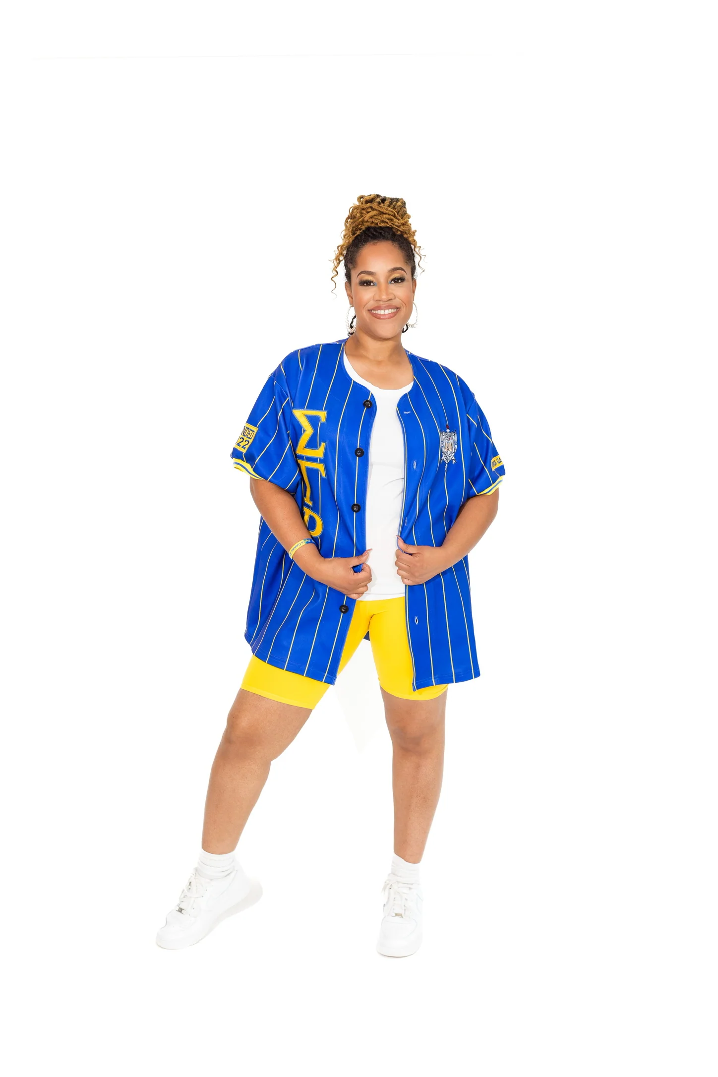 ΣΓΡ Blue BJ38 Baseball Jersey
