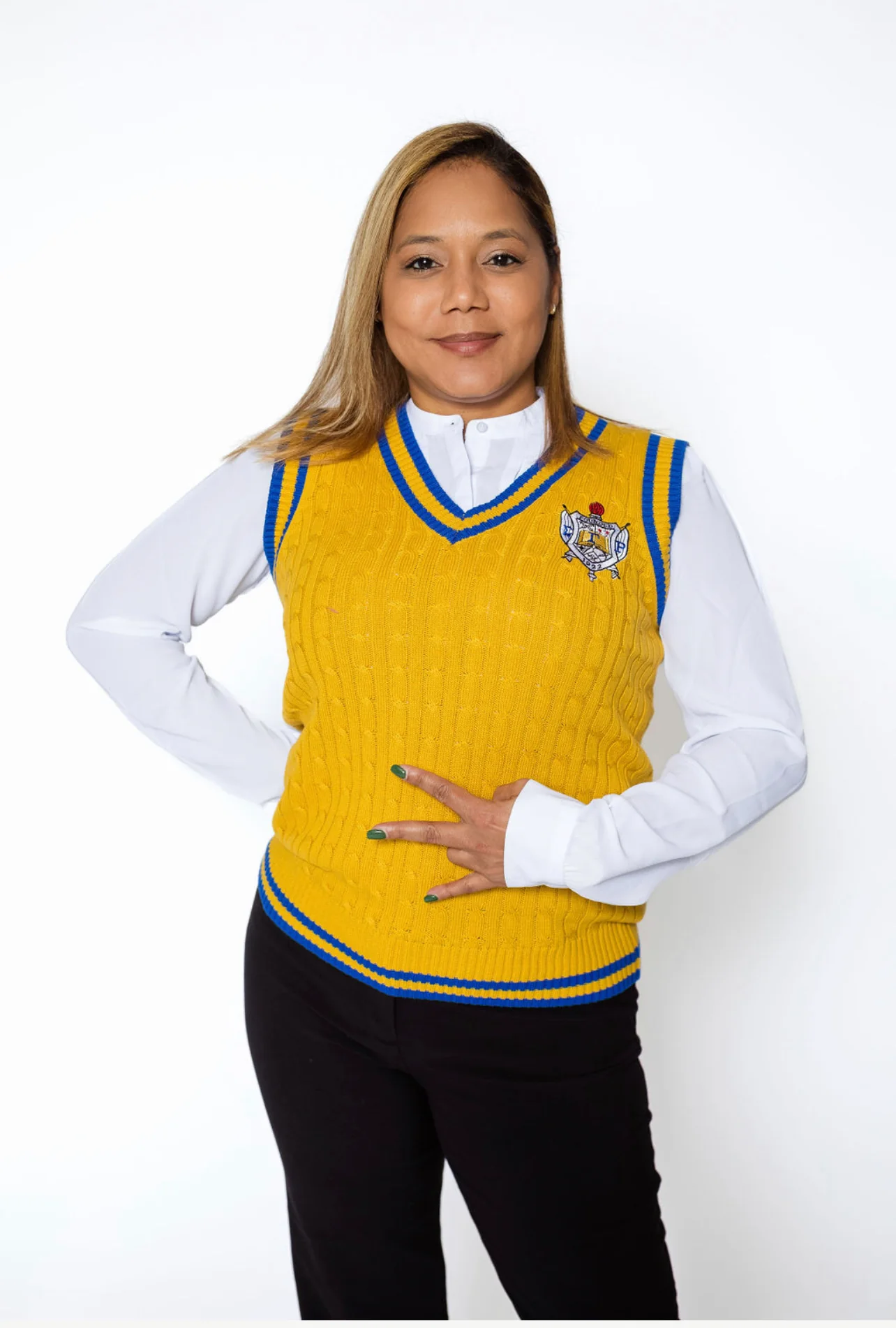 ΣΓΡ Cable Vest Gold