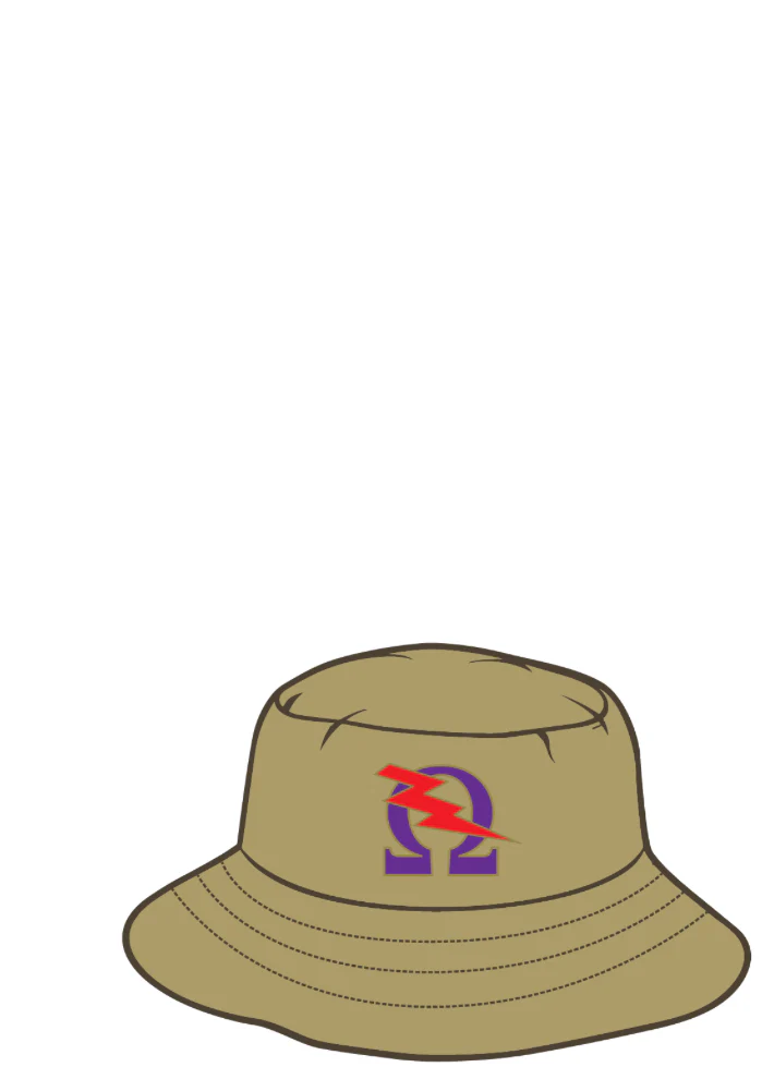 ΩΨΦ Gold Bucket Hat
