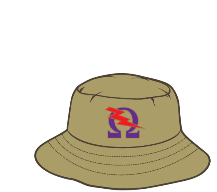 ΩΨΦ Gold Bucket Hat - Image 2