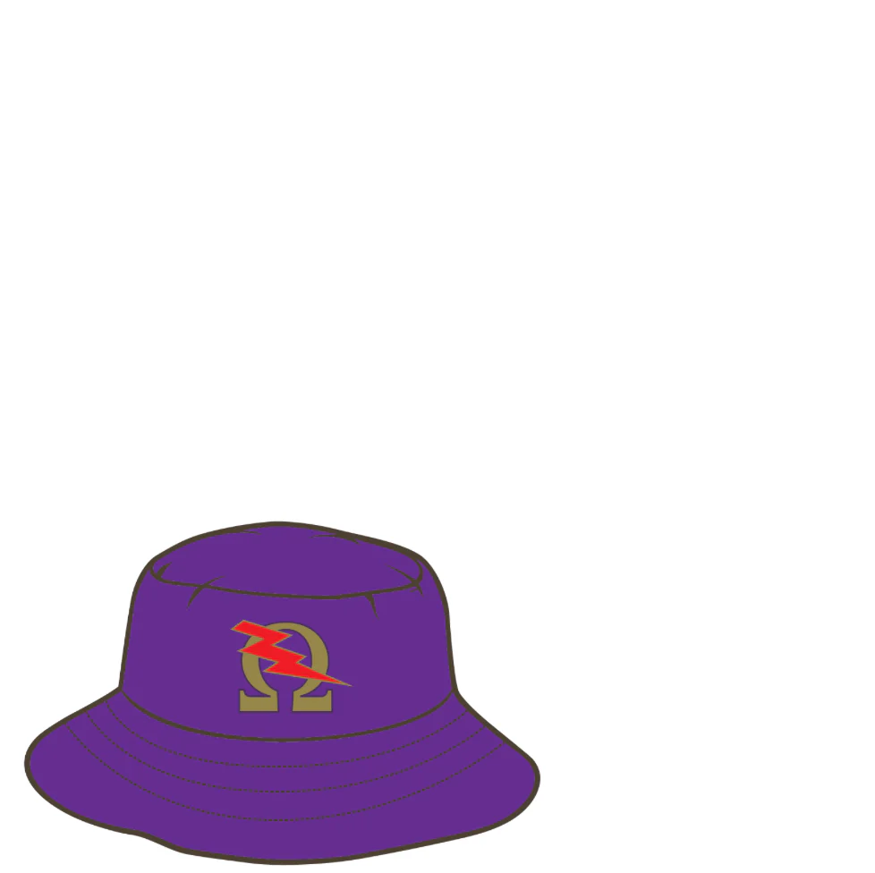 ΩΨΦ Purple Bucket Hat