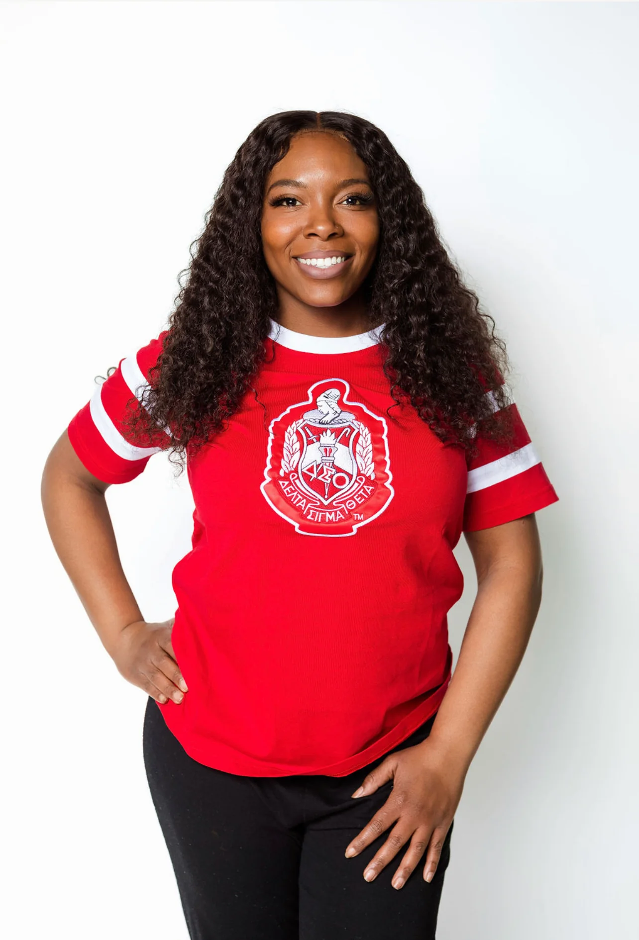 ΔΣΘ Red 3D Shield Tee T04