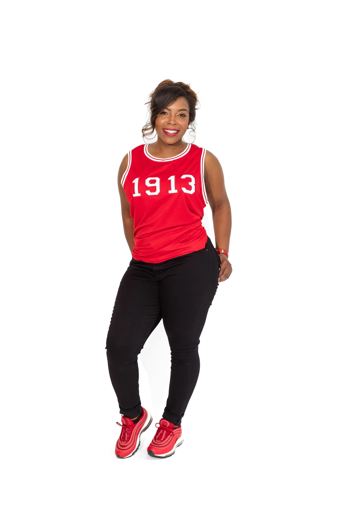 ΔΣΘ Red TK11 Jersey Tank