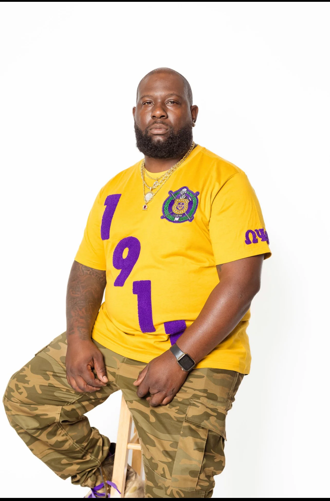 ΩΨΦ 1911 Tee Gold