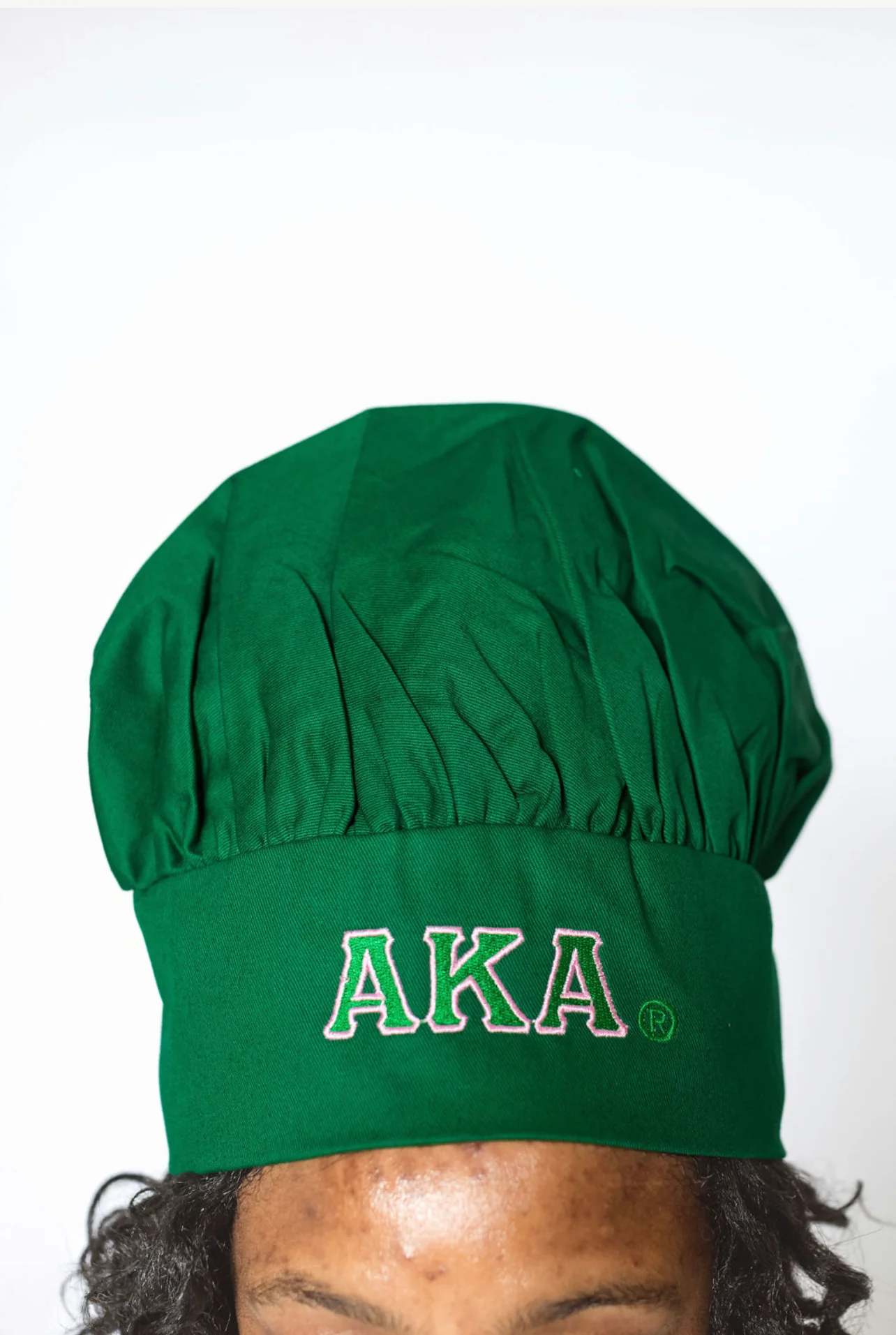AKA Green Apron & Hat - Image 2