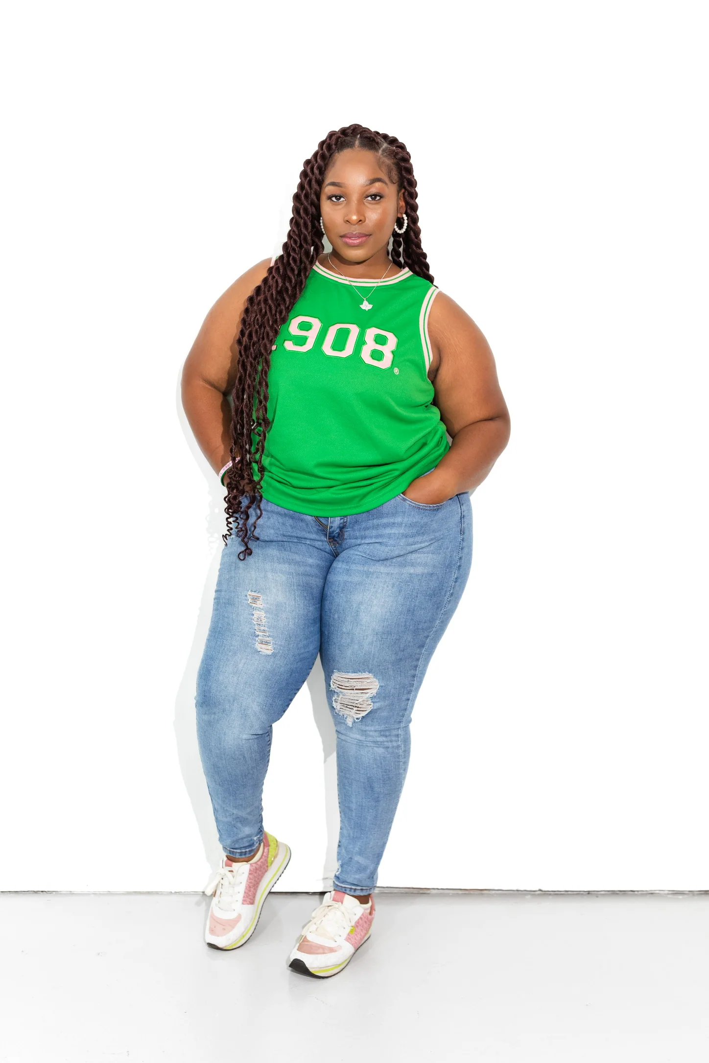 AKA Green TK11 Jersey Tank
