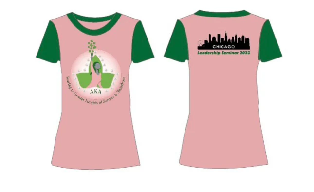 AKA Pink Leadership 2023 Tee - Image 2