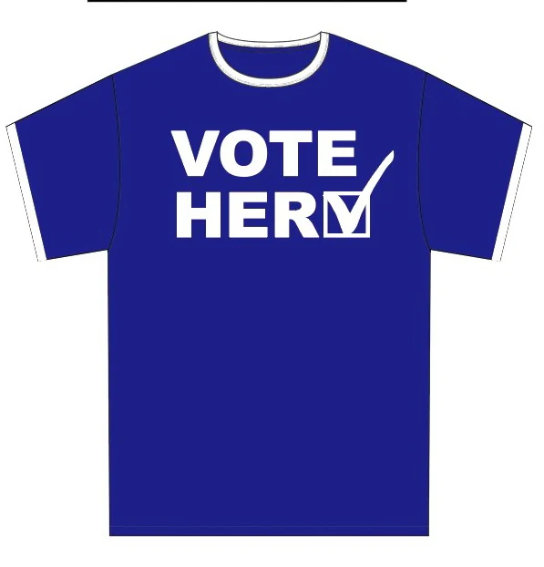Men’s Royal/White “Vote Her” Tee
