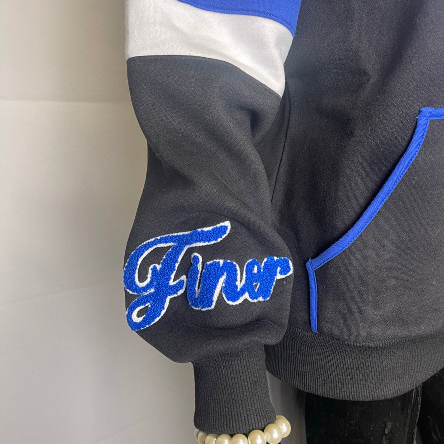 ΖΦΒ BLACK Chenille  SHIELD Crewneck - Image 3