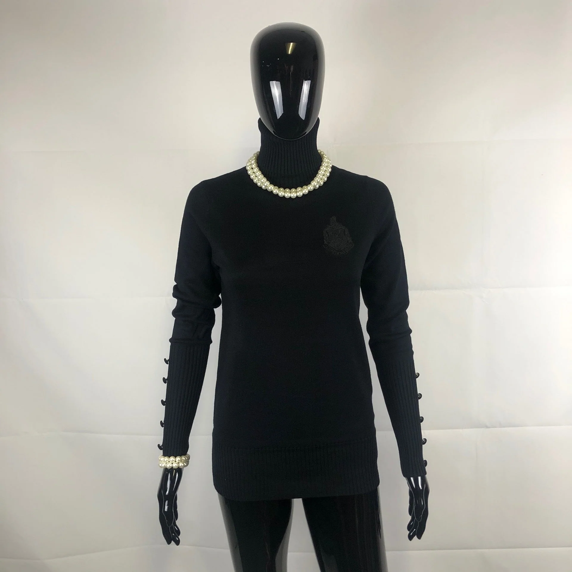 ΔΣΘ Black Turtleneck - Image 3