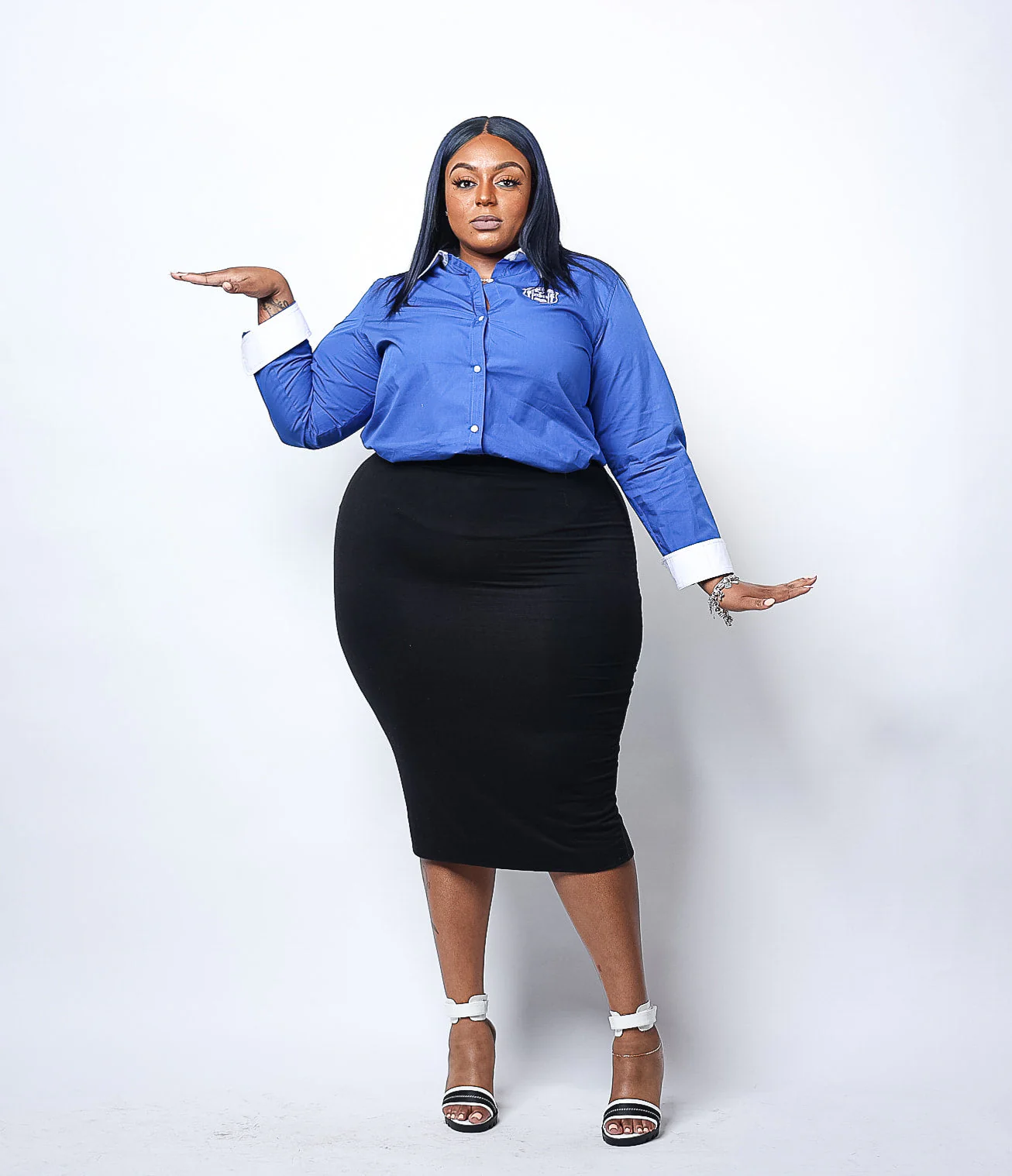 ΖΦΒ Blue Button Up - Image 3