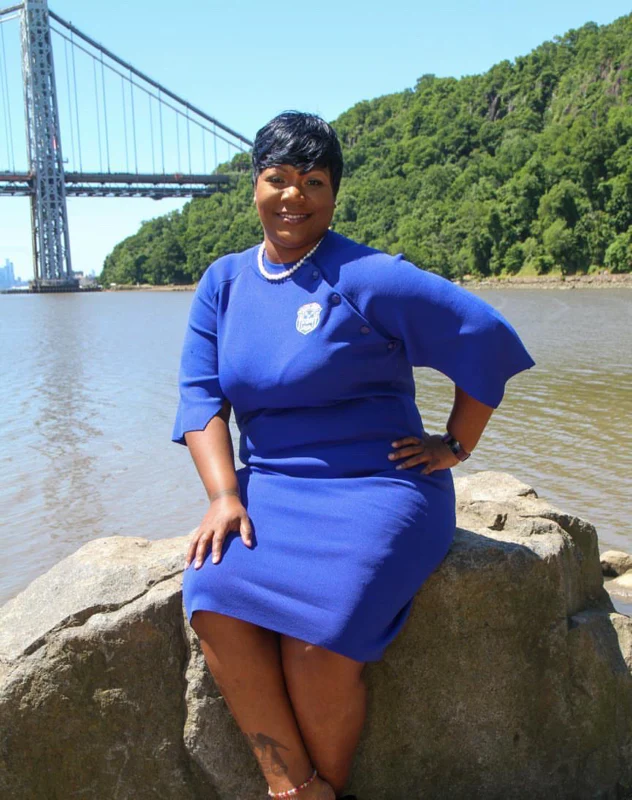 ΖΦΒ Blue Cape Sleeve Dress - Image 2