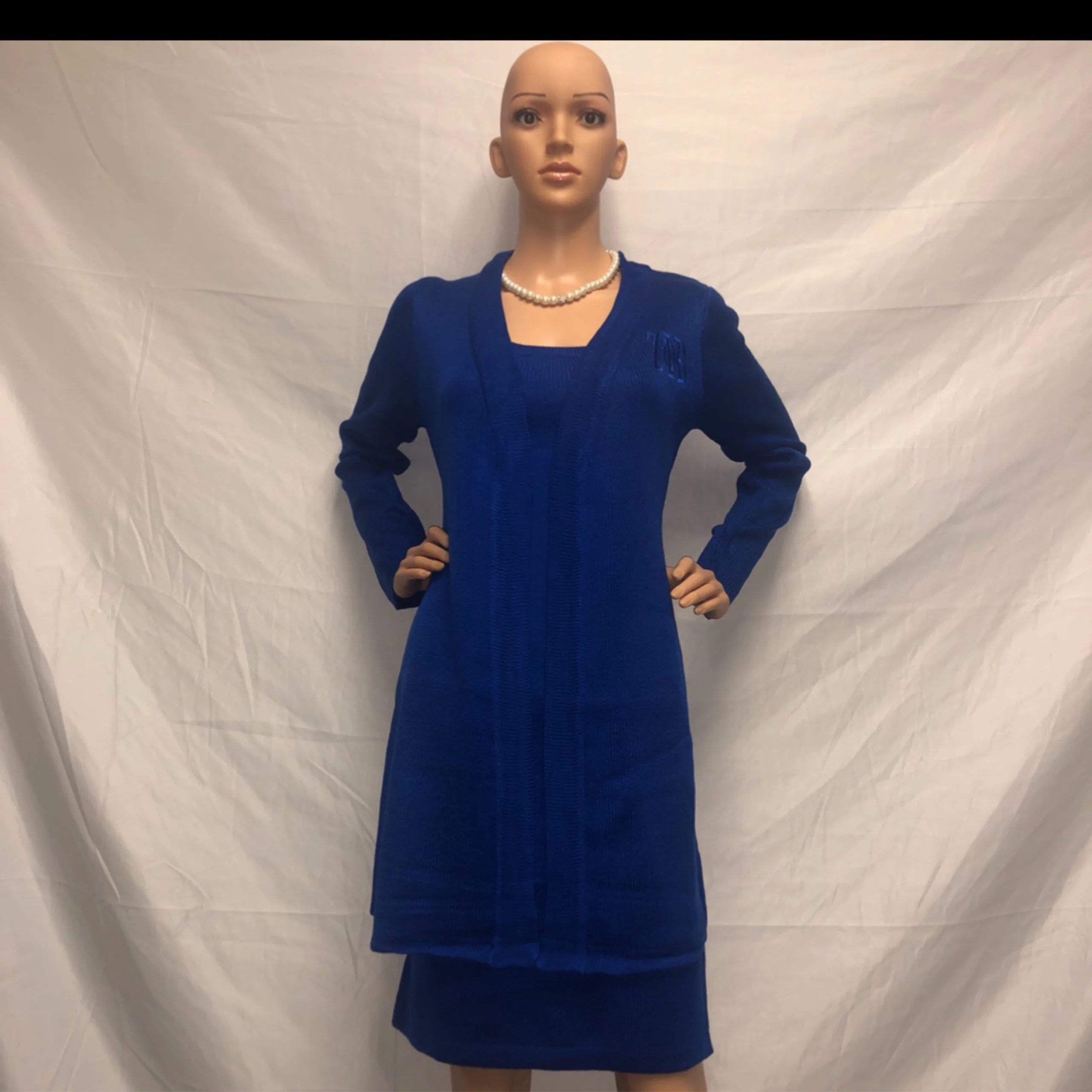 ΖΦΒ Blue Long Sleeve Knit