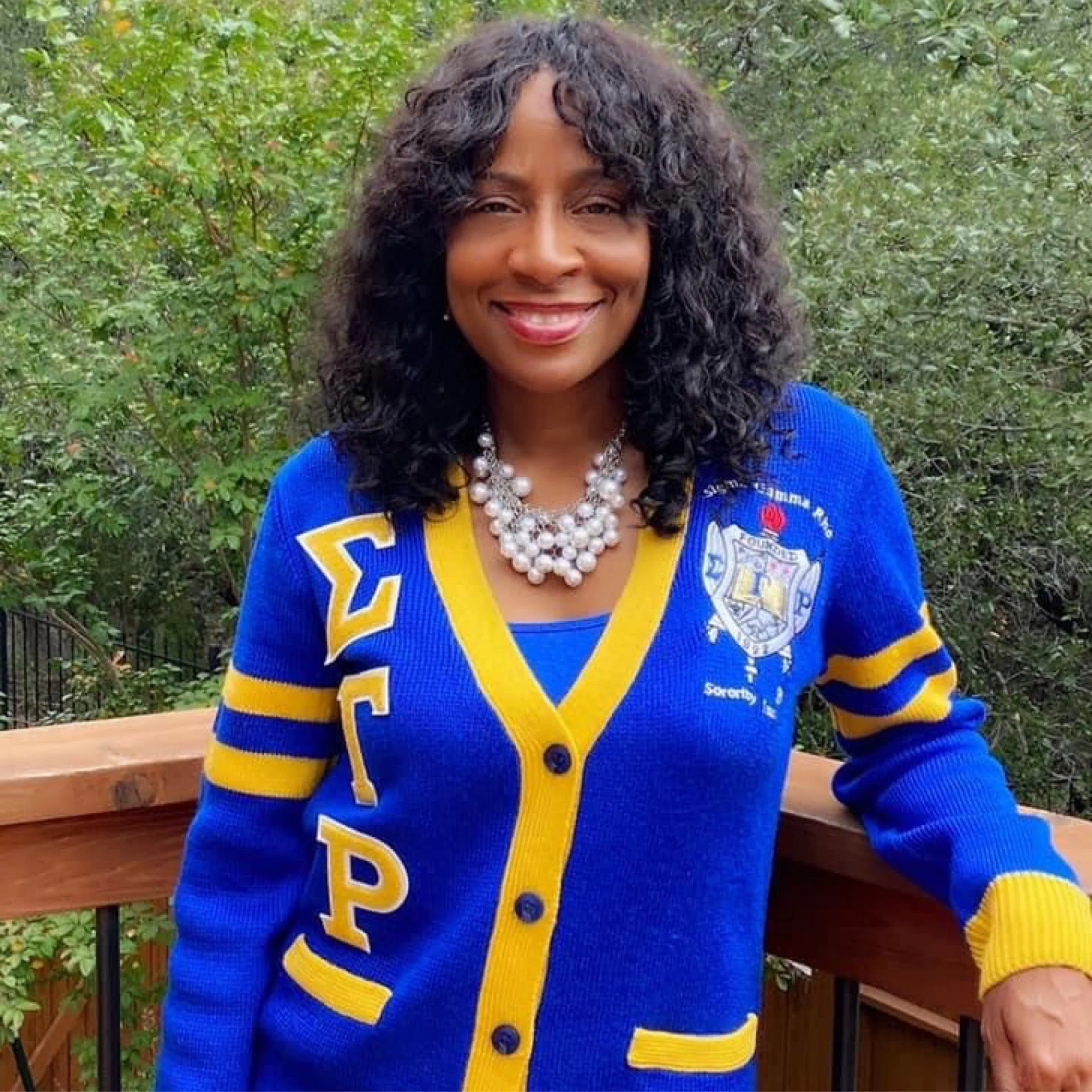 ΣΓΡ Cardigan Blue - Image 2
