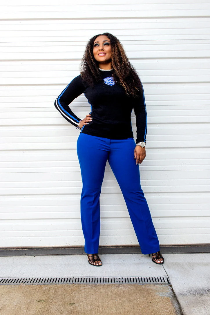ΖΦΒ Black Center Crest Sweater