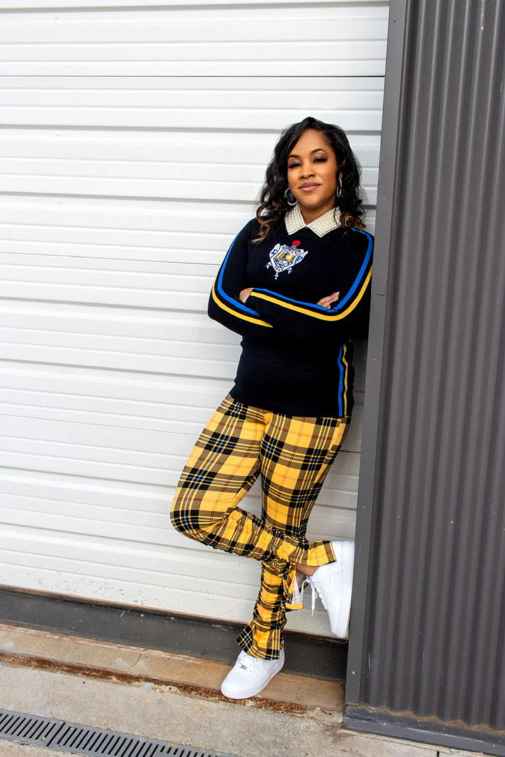 ΣΓΡ Black Center Crest Sweater