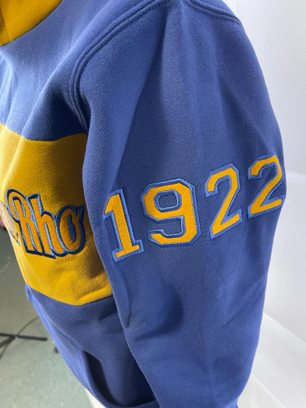 ΣΓΡ COLOR BLOCK HOODIE BLUE/GOLD H21 - Image 3
