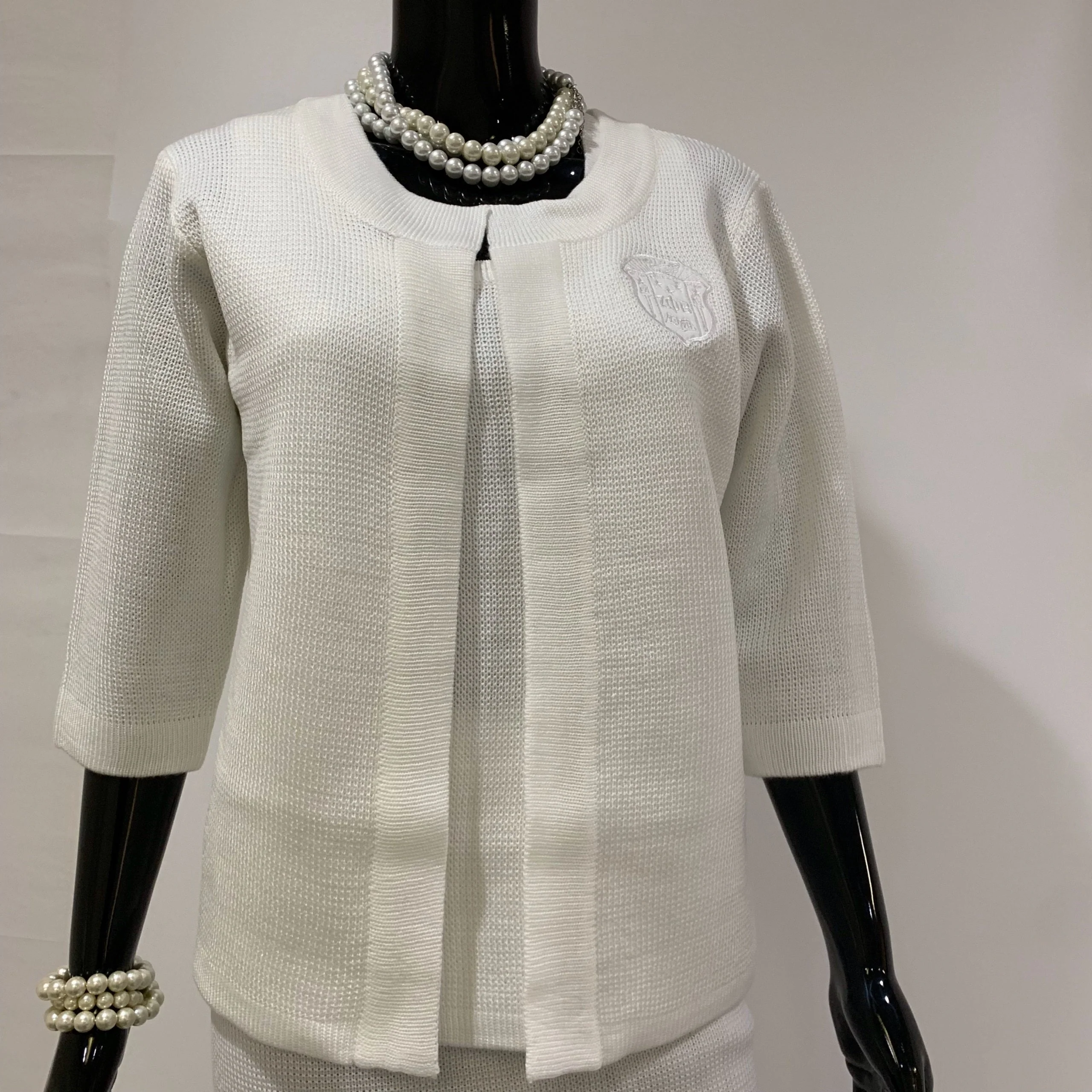 ΖΦΒ FLAT TOP KNIT WHITE