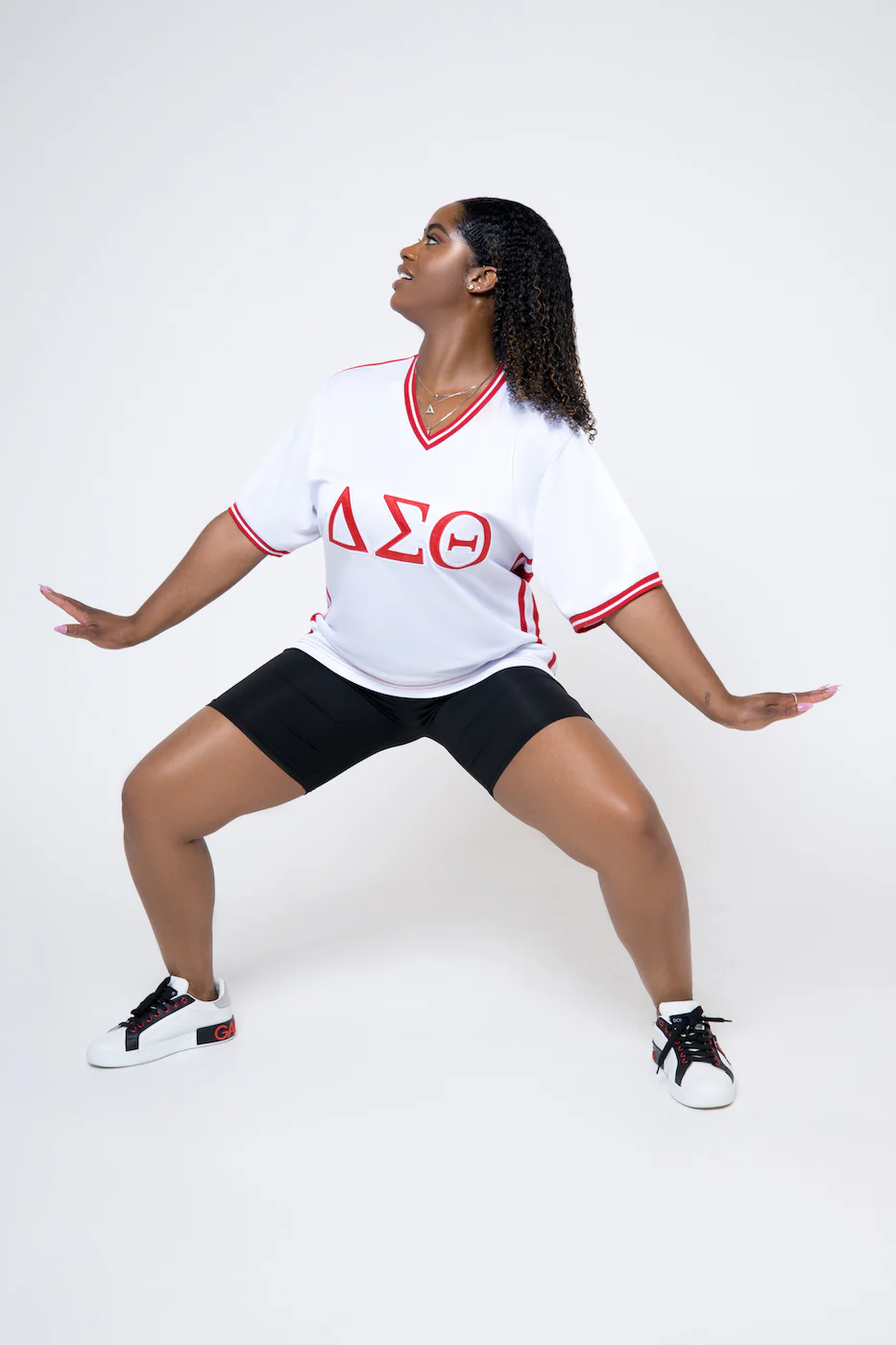 ΔΣΘ HOMECOMING JERSEY WHITE