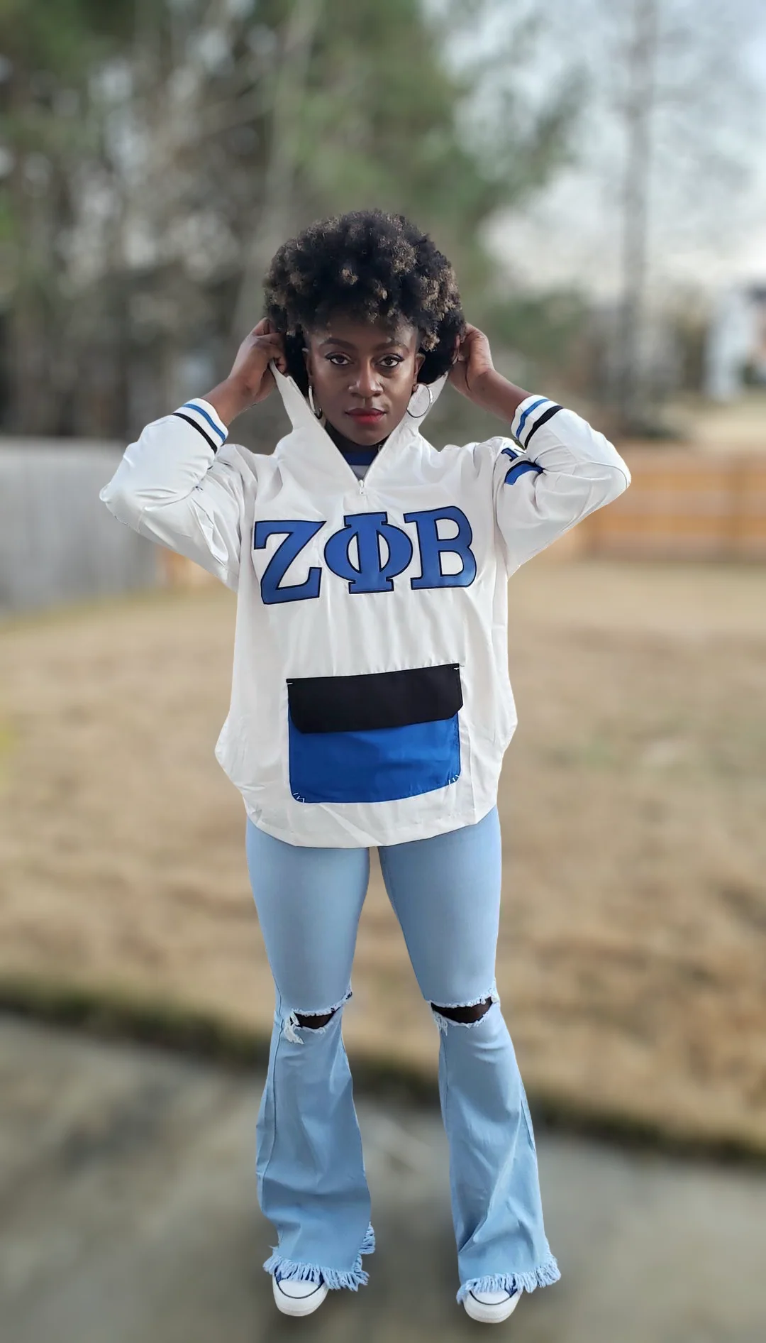 ΖΦΒ Pearl Pullover Jacket