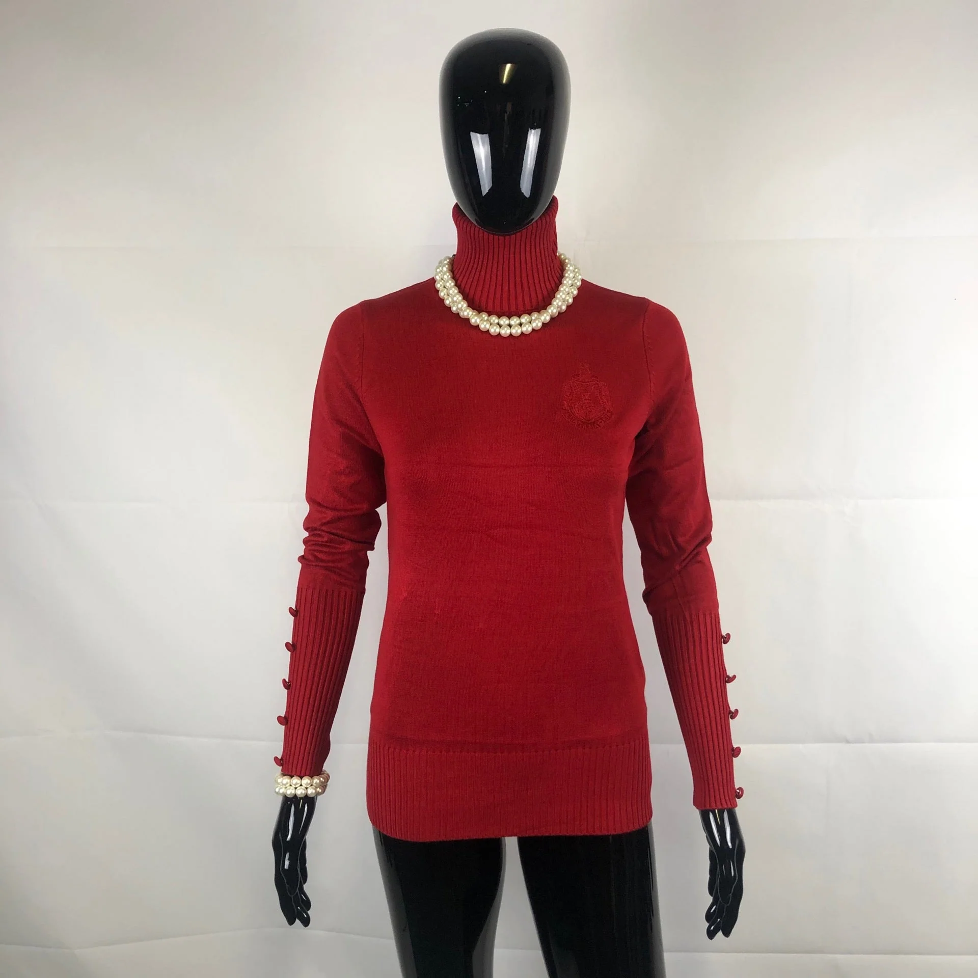 ΔΣΘ Red Turtleneck - Image 2