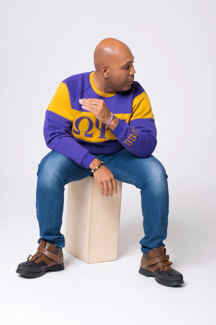 ΩΨΦ Retro Crewneck - Image 3