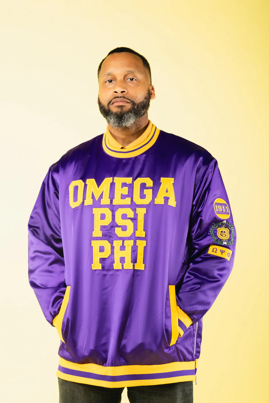 ΩΨΦ Satin Crewneck *CS16*