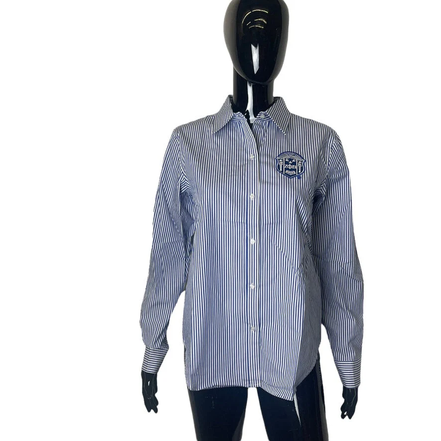 ΖΦΒ Striped Button Up - Image 2