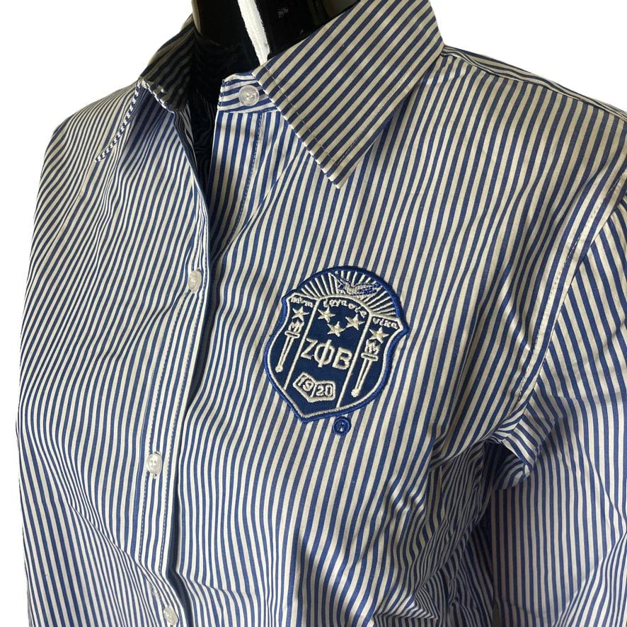 ΖΦΒ Striped Button Up - Image 3