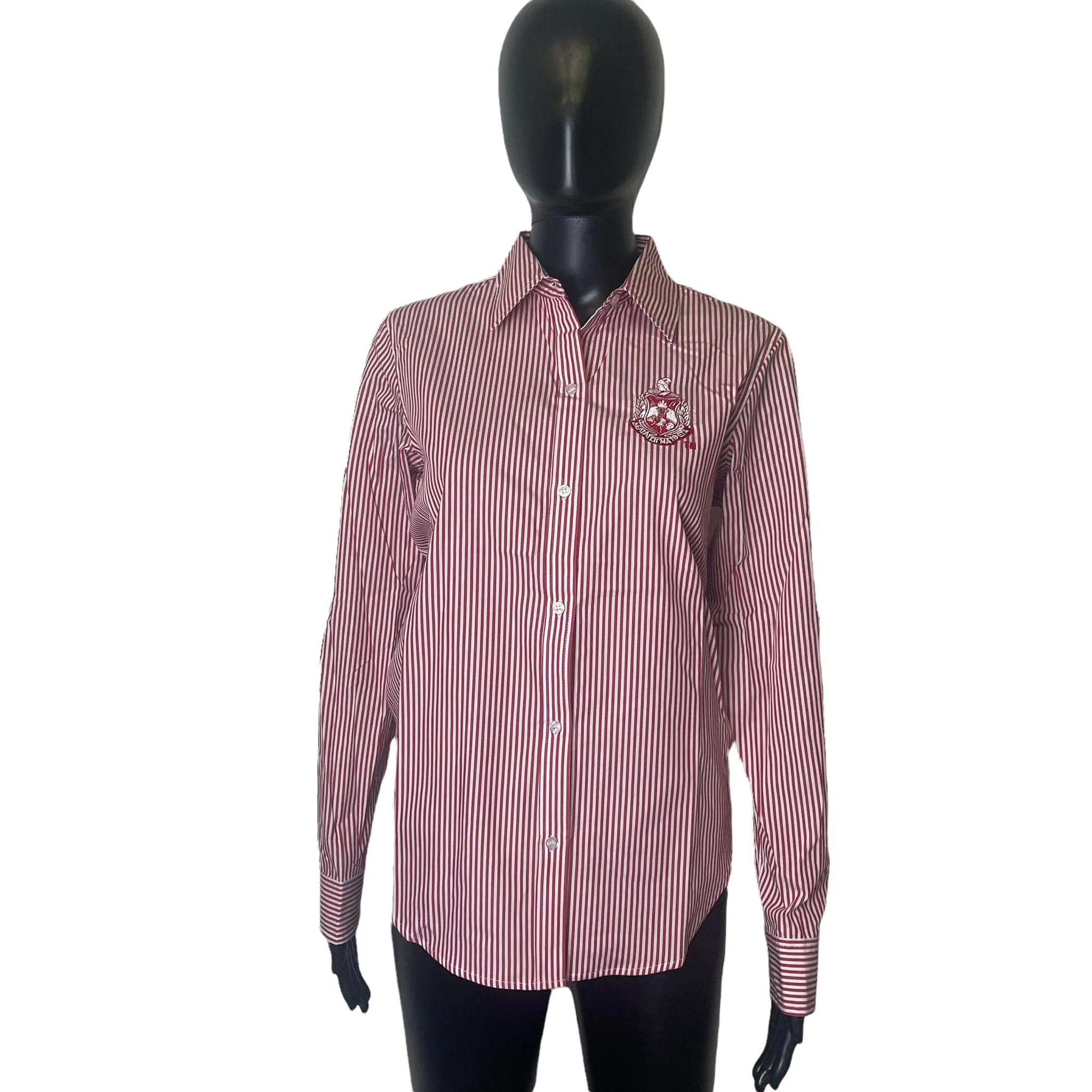 ΔΣΘ Striped Button Up - Image 2