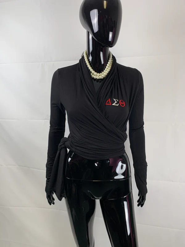 ΔΣΘ WRAP SHIRT *BLACK* WS10
