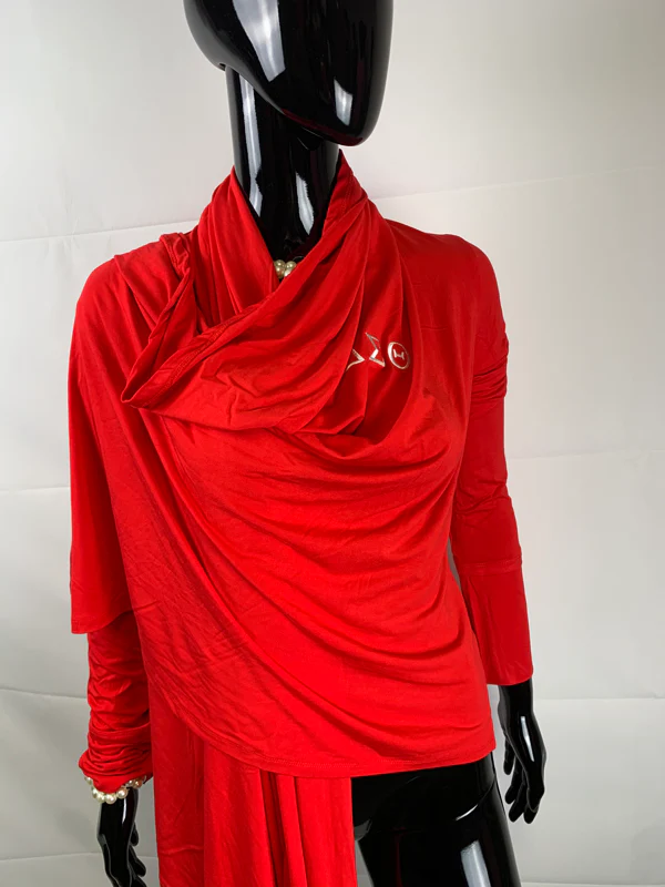 ΔΣΘ WRAP SHIRT *RED* WS10 - Image 2