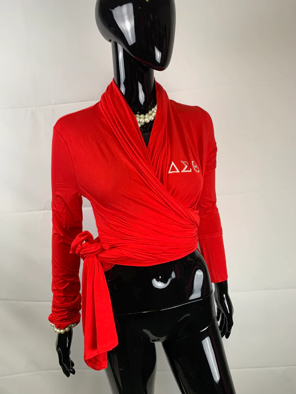 ΔΣΘ WRAP SHIRT *RED* WS10 - Image 3