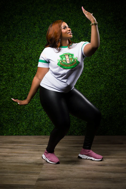AKA White 3D Shield Tee T04