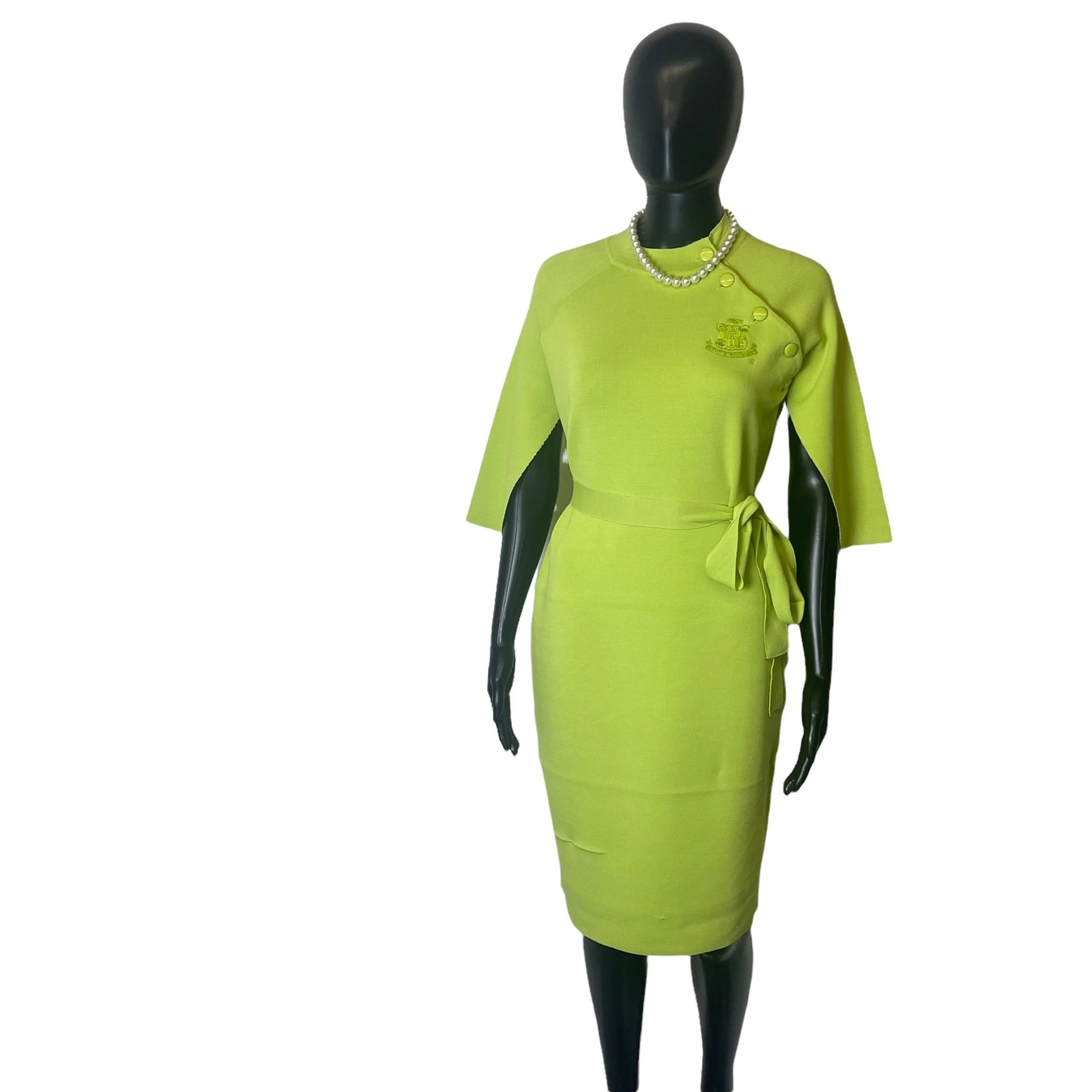 AKA Apple Cape Sleeve Dress - Image 2