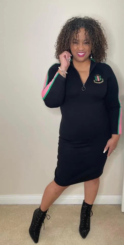 AKA Black Zip Dress - Image 5
