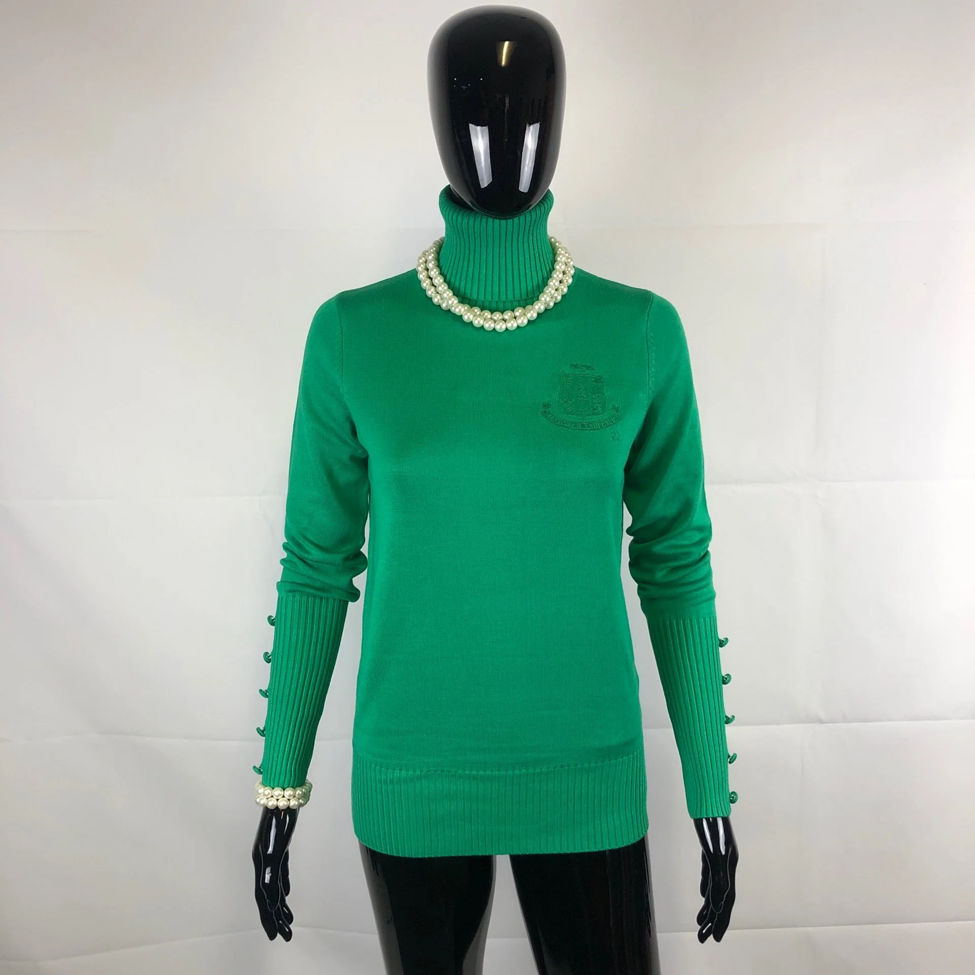 AKA Green Turtleneck - Image 2