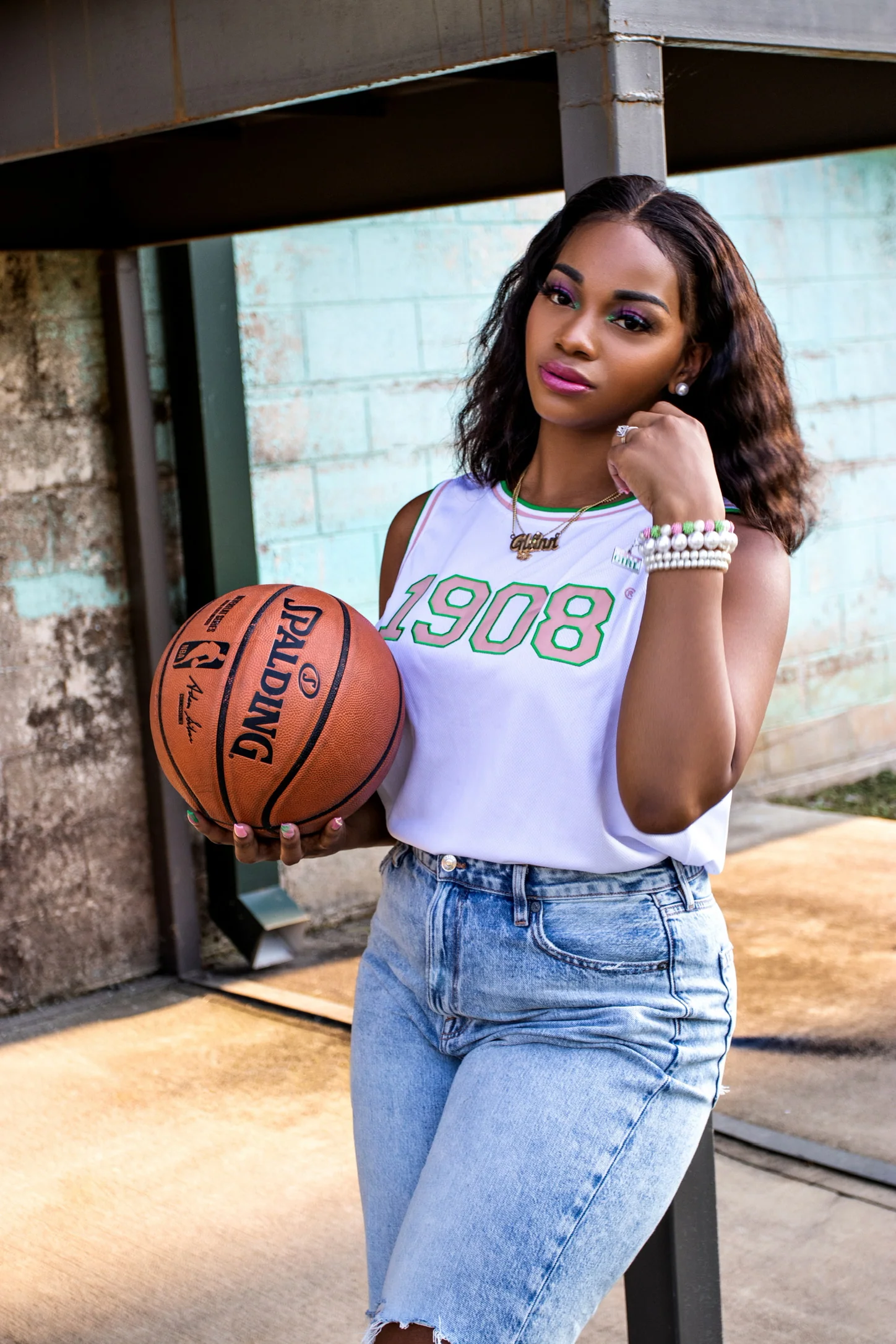 AKA White TK11 Jersey Tank