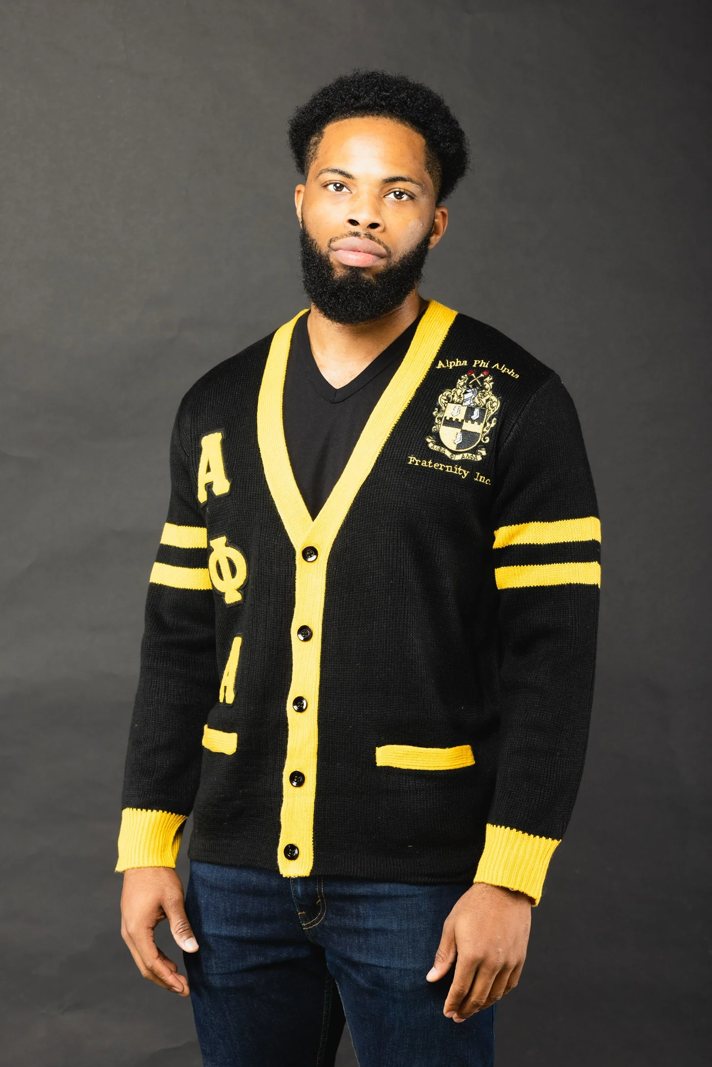 Alpha Black Cardigan