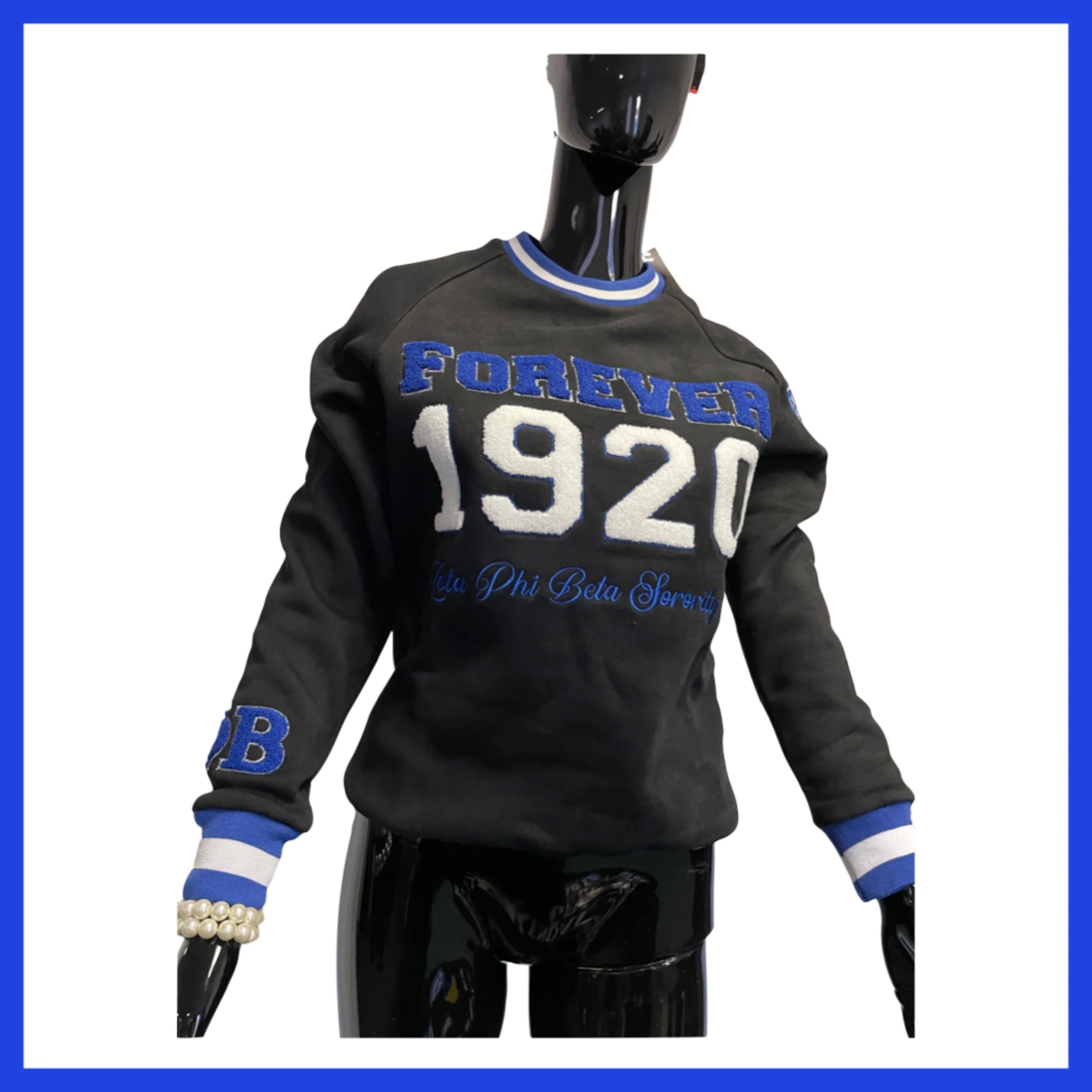 Black Forever 1920 Crewneck - Image 3