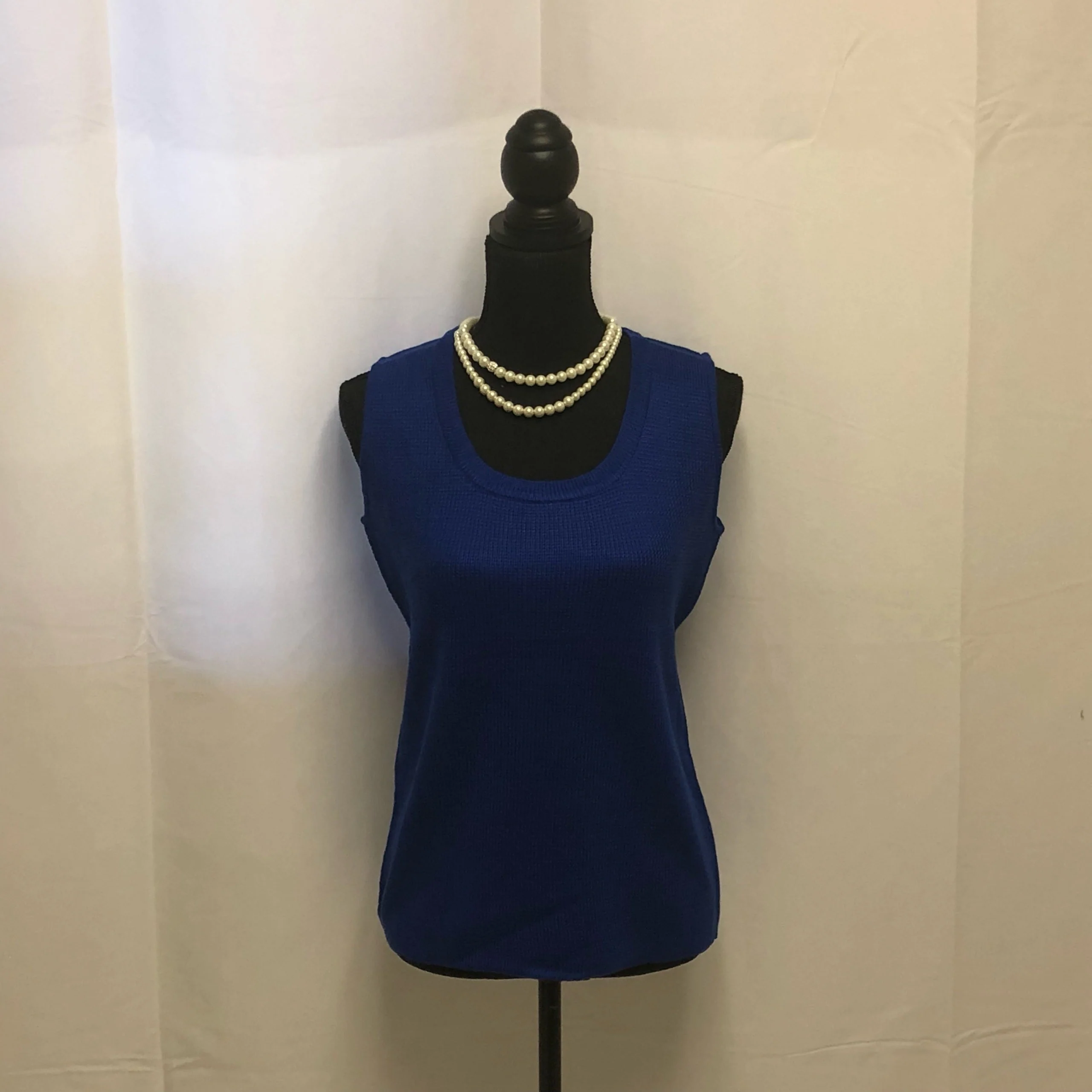 Blue Knit Tank - Image 2
