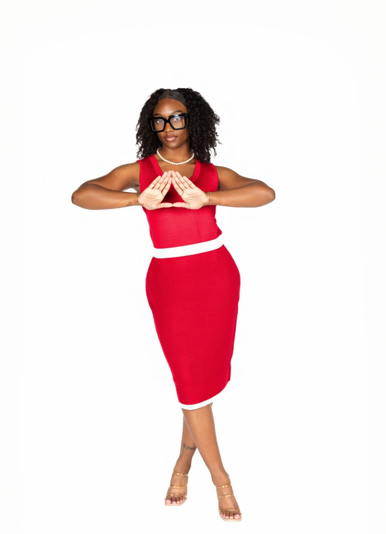 Red Knit Tank - Image 2