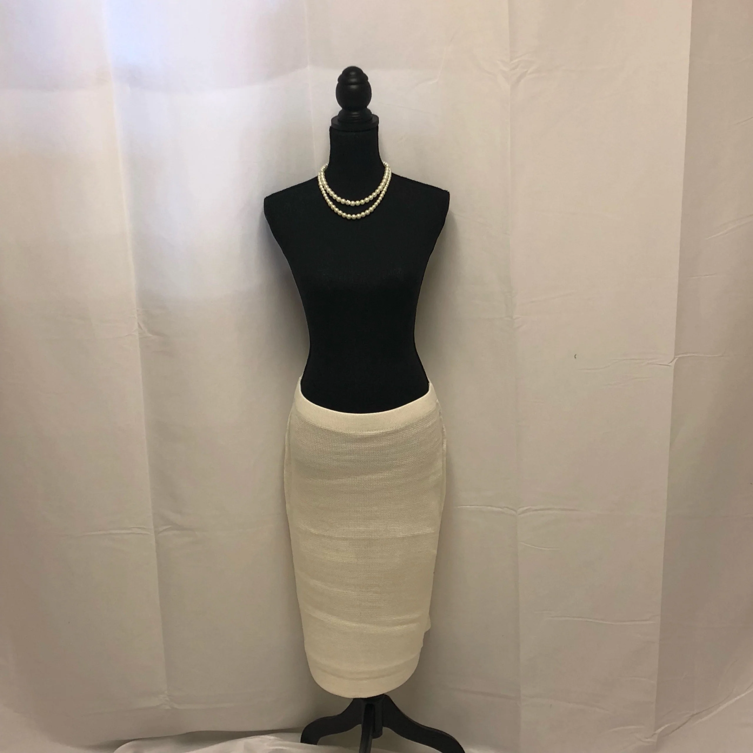 White Knit Skirt