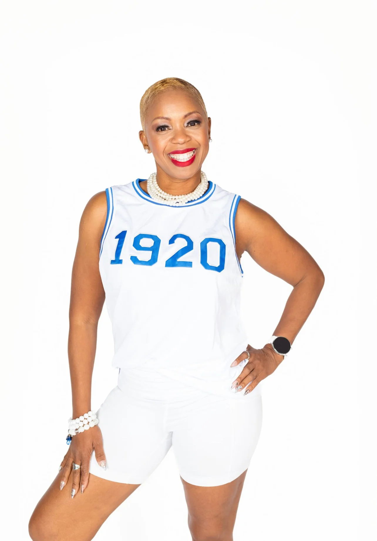 ZΦΒ White TK11 Jersey Tank